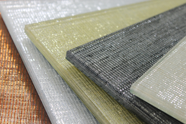 fabric laminated glass